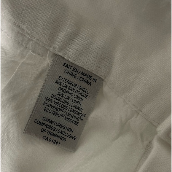 CONTEMPORAIRE- NWT organic linen skort - Picture 4 of 5